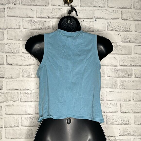 Lululemon Cropped Tank Top With Tie Size 4 Sea Green Small XS - Picture 2 of 5